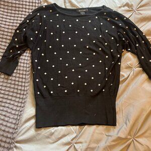 White House Black Market Short Sleeve Light Sweather Size XS